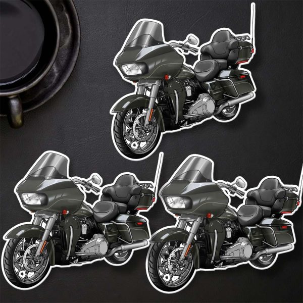 Harley Road Glide Ultra Stickers 2018 Industrial Gray Merchandise & Clothing Motorcycle Apparel