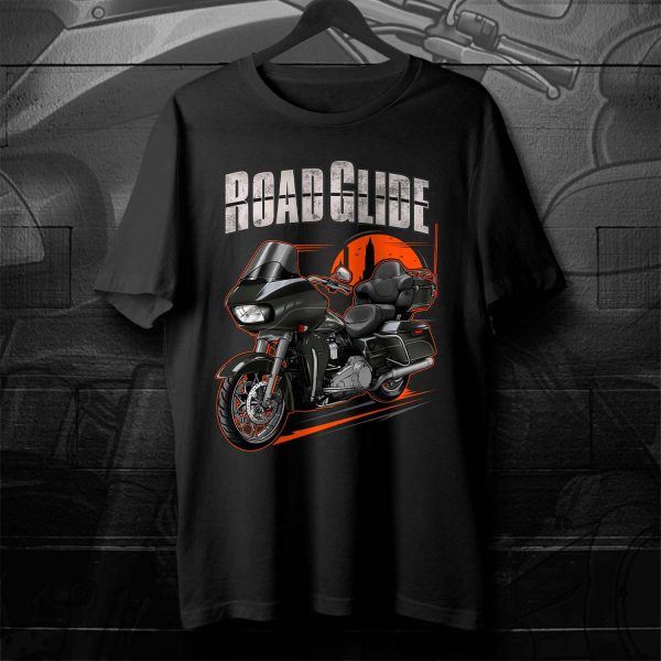 Harley Road Glide Ultra T-shirt 2018 Industrial Gray Merchandise & Clothing Motorcycle Apparel