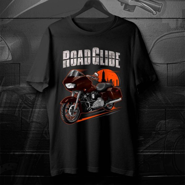 Harley Road Glide T-shirt 2018 Sumatra Brown Merchandise & Clothing Motorcycle Apparel