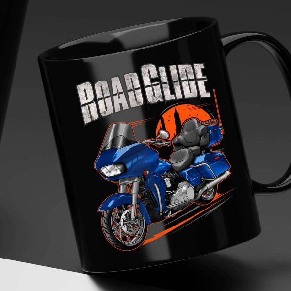 Harley Road Glide Ultra Mug 2018 Ultra Electric Blue Merchandise & Clothing Motorcycle Apparel