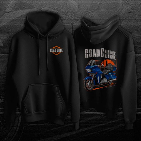 Harley Road Glide Ultra Hoodie 2018 Ultra Electric Blue Merchandise & Clothing Motorcycle Apparel