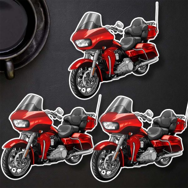Harley Road Glide Ultra Stickers 2018 Ultra Wicked Red & Twisted Cherry Merchandise & Clothing Motorcycle Apparel