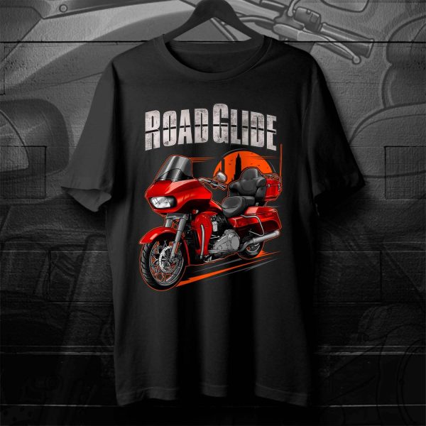 Harley Road Glide Ultra T-shirt 2018 Ultra Wicked Red & Twisted Cherry Merchandise & Clothing Motorcycle Apparel