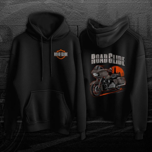 Harley Road Glide Hoodie 2019 Industrial Gray Merchandise & Clothing Motorcycle Apparel