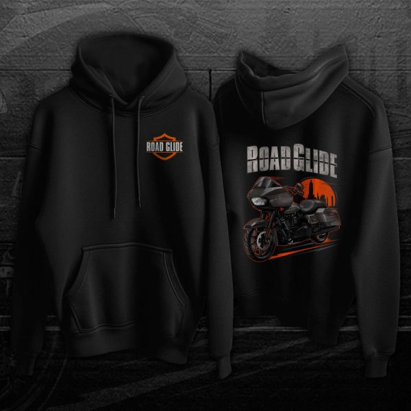Harley Road Glide Special Hoodie 2019 Silver Flux & Black Fuse Merchandise & Clothing Motorcycle Apparel
