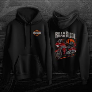 Harley Road Glide Ultra Hoodie 2019 Ultra Wicked Red & Barracuda Silver Merchandise & Clothing Motorcycle Apparel