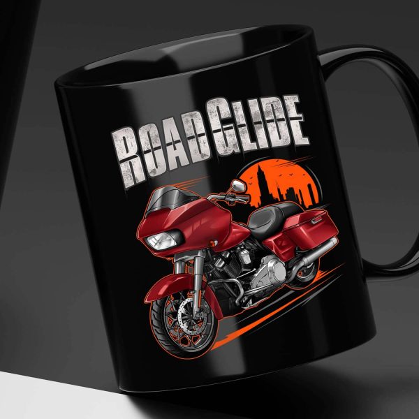 Harley Road Glide Mug 2019 Wicked Red Merchandise & Clothing Motorcycle Apparel