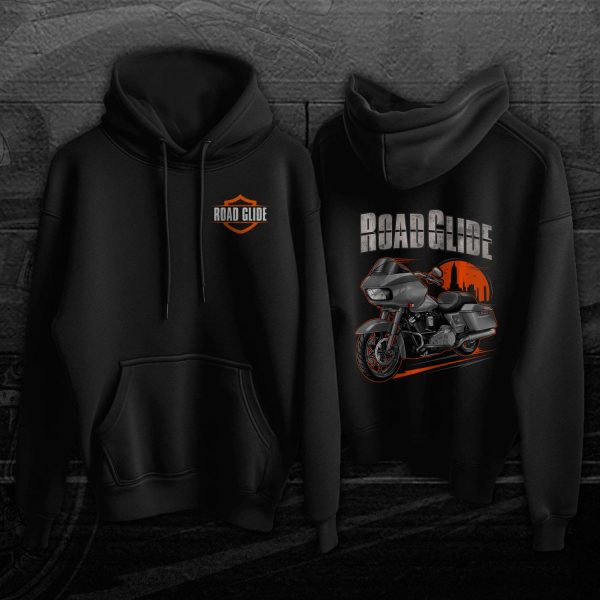 Harley Road Glide Hoodie 2020 Barracuda Silver Merchandise & Clothing Motorcycle Apparel