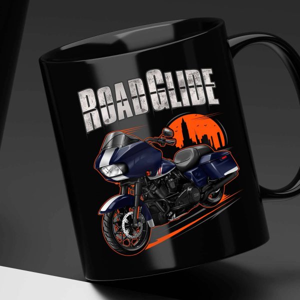 Harley Road Glide Special Mug 2020 Billiard Blue & Stone Washed White Merchandise & Clothing Motorcycle Apparel