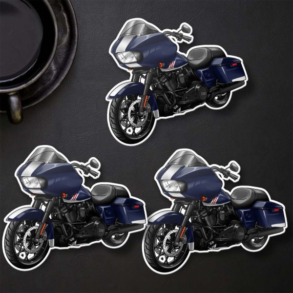 Harley Road Glide Special Stickers 2020 Billiard Blue & Stone Washed White Merchandise & Clothing Motorcycle Apparel