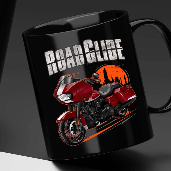 Harley Road Glide Special Mug 2020 Billiard Red & Stone Washed White Merchandise & Clothing Motorcycle Apparel