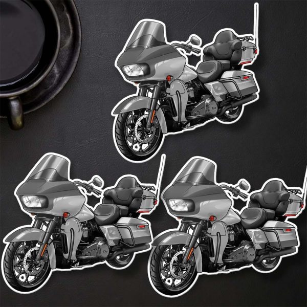 Harley Road Glide Limited Stickers 2020 Limited Barracuda Silver Denim & Black Denim Merchandise & Clothing