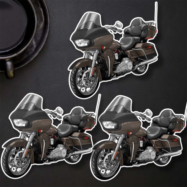 Harley Road Glide Limited Stickers 2020 Limited River Rock Gray & Vivid Black Merchandise & Clothing