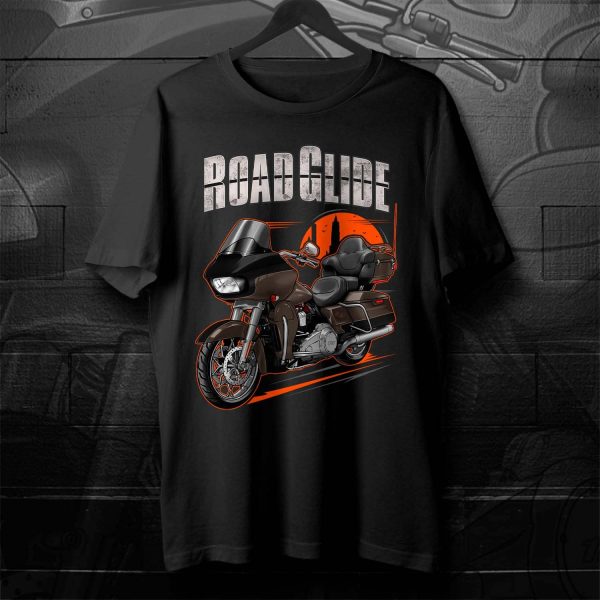 Harley Road Glide Limited T-shirt 2020 Limited River Rock Gray & Vivid Black Merchandise & Clothing