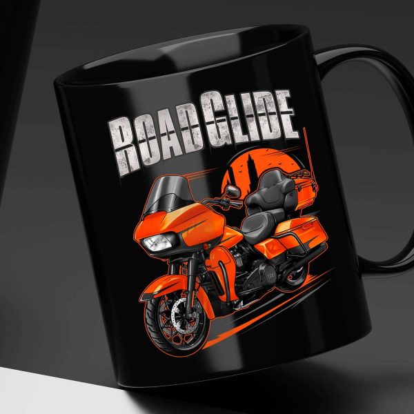 Harley Road Glide Limited Mug 2020 Limited Scorched Orange & Silver Flux Merchandise & Clothing