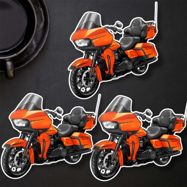 Harley Road Glide Limited Stickers 2020 Limited Scorched Orange & Silver Flux Merchandise & Clothing