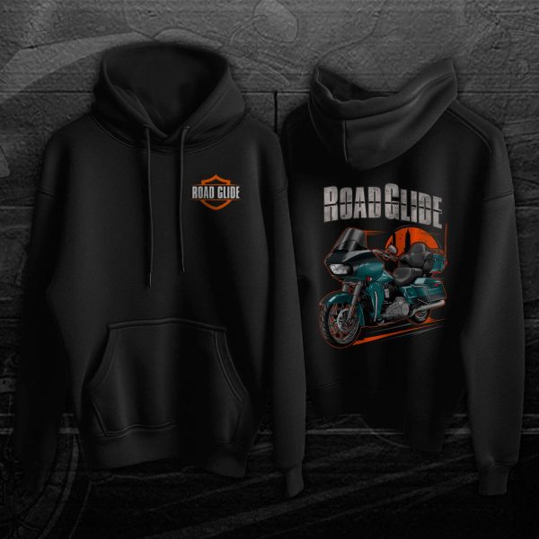 Harley Road Glide Limited Hoodie 2020 Limited Silver Pine & Spruce Merchandise & Clothing