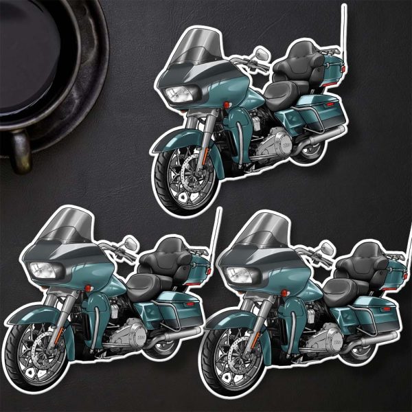 Harley Road Glide Limited Stickers 2020 Limited Silver Pine & Spruce Merchandise & Clothing