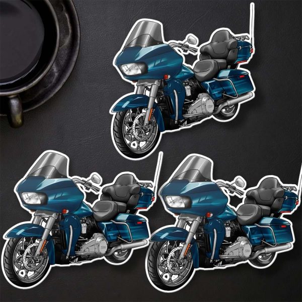 Harley Road Glide Limited Stickers 2020 Limited Tahitian Teal Merchandise & Clothing