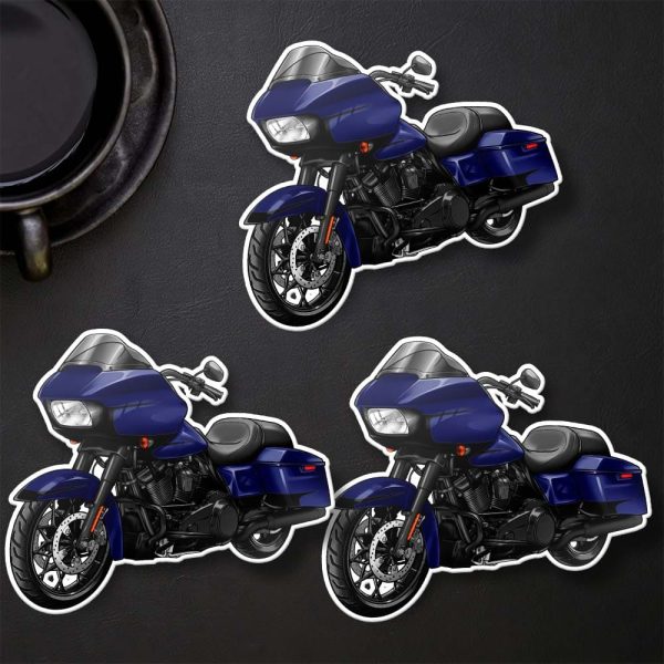 Harley Road Glide Special Stickers 2020 Zephyr Blue & Black Sunglo Merchandise & Clothing Motorcycle Apparel