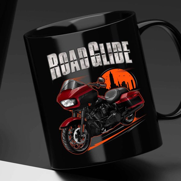 Harley Road Glide Special Mug 2021 Billiard Red & Vivid Black (Black Finish) Merchandise & Clothing Motorcycle Apparel