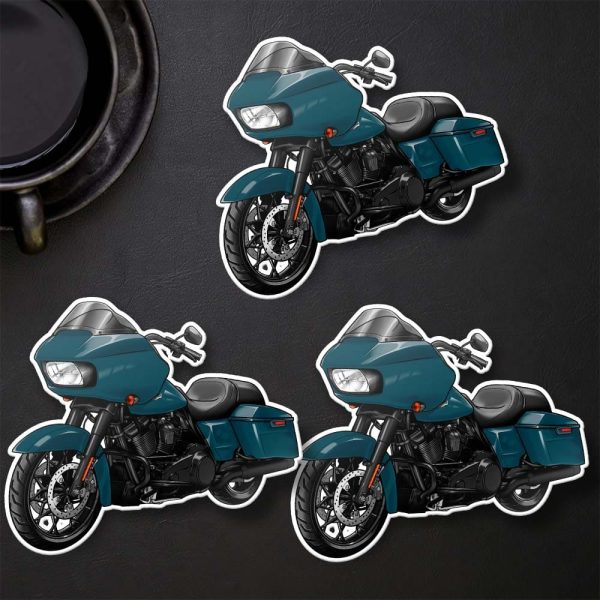 Harley Road Glide Special Stickers 2021 Billiard Teal (Black Finish) Merchandise & Clothing Motorcycle Apparel