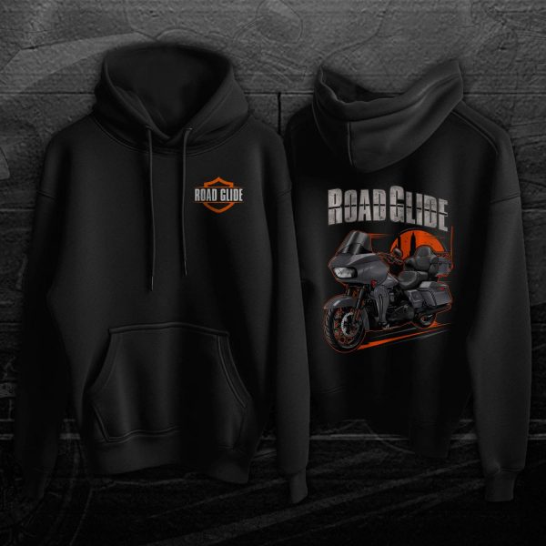 Harley Road Glide Limited Hoodie 2021 Gauntlet Gray Metallic (Black Finish) Merchandise & Clothing