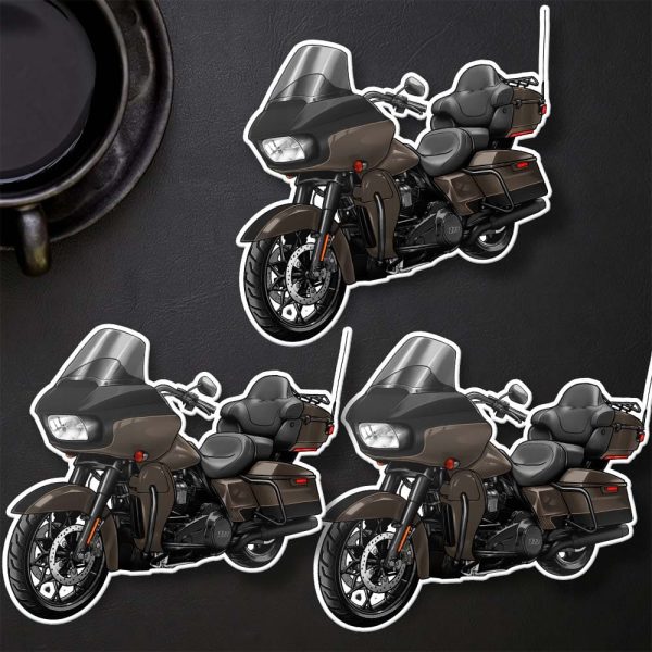 Harley Road Glide Limited Stickers 2021 River Rock Gray Denim & Black Denim (Black Finish) Merchandise & Clothing