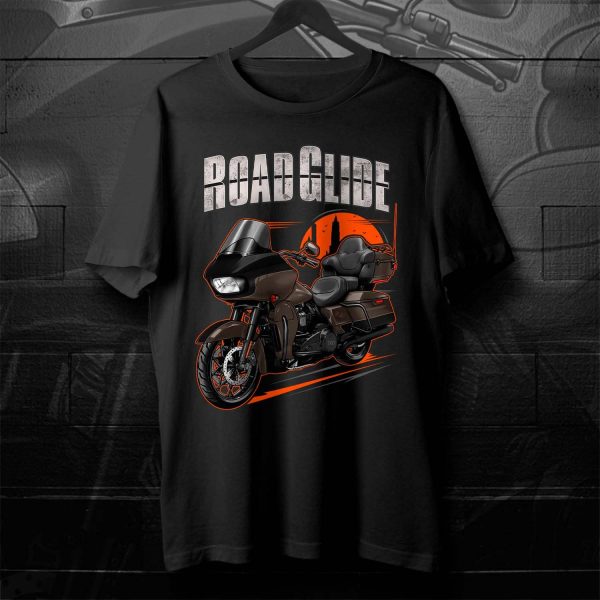 Harley Road Glide Limited T-shirt 2021 River Rock Gray Denim & Black Denim (Black Finish) Merchandise & Clothing