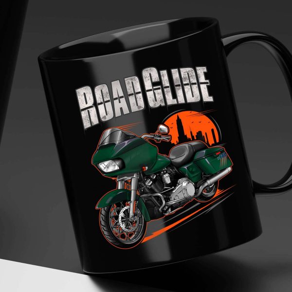 Harley Road Glide Special Mug 2021 Snake Venom (Chrome Finish) Merchandise & Clothing Motorcycle Apparel