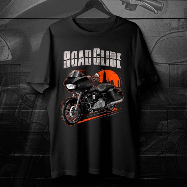 Harley Road Glide Special T-shirt 2022 Black Denim (Chrome Finish) Merchandise & Clothing Motorcycle Apparel