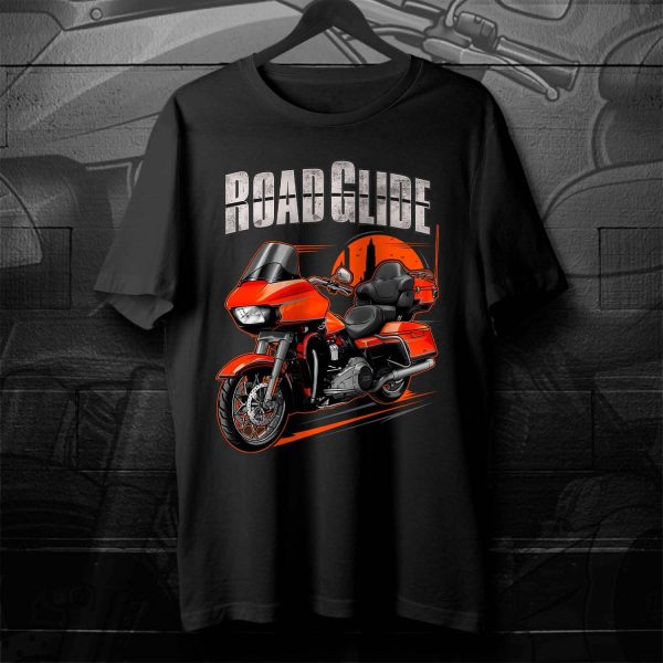 Harley Road Glide CVO T-shirt 2022 CVO Limited Wicked Orange Pearl Merchandise & Clothing
