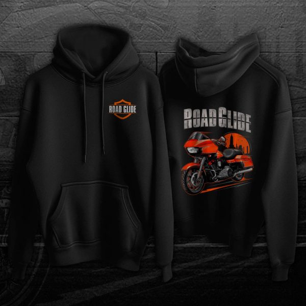 Harley Road Glide CVO Hoodie 2022 CVO Wicked Orange Pearl Merchandise & Clothing