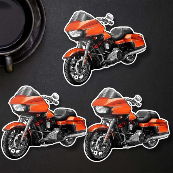 Harley Road Glide CVO Stickers 2022 CVO Wicked Orange Pearl Merchandise & Clothing