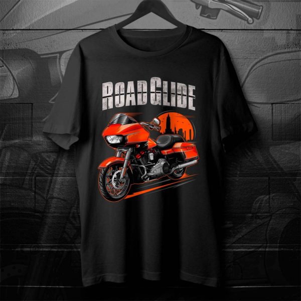 Harley Road Glide CVO T-shirt 2022 CVO Wicked Orange Pearl Merchandise & Clothing