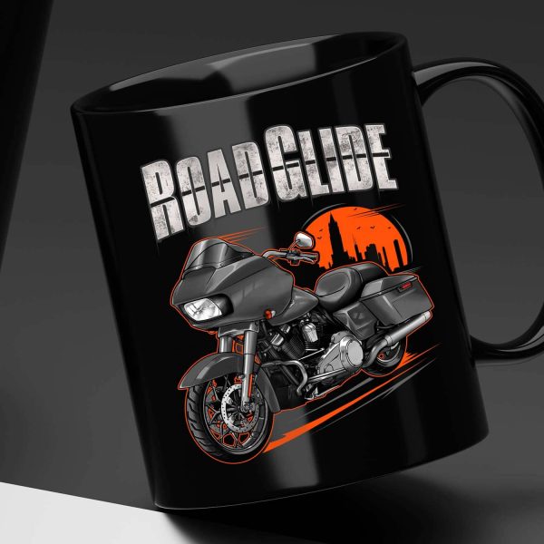 Harley Road Glide Special Mug 2022 Gunship Gray (Chrome Finish) Merchandise & Clothing Motorcycle Apparel