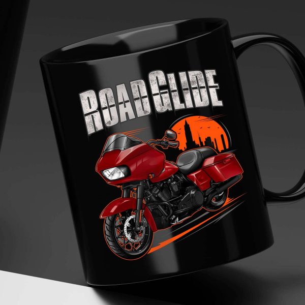 Harley Road Glide Special Mug 2022 Redline Red (Black Finish) Merchandise & Clothing Motorcycle Apparel