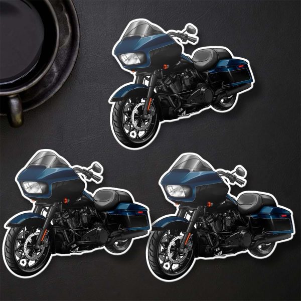 Harley Road Glide Special Stickers 2022 Special Reef Blue & Vivid Black (Black Finish) Merchandise & Clothing Motorcycle Apparel
