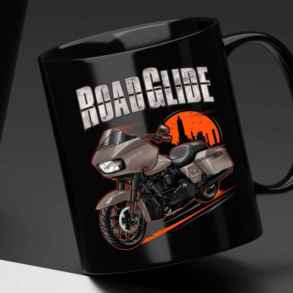 Harley Road Glide Special Mug 2022 White Sand Pearl (Black Finish) Merchandise & Clothing Motorcycle Apparel