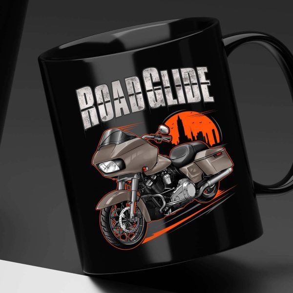 Harley Road Glide Special Mug 2022 White Sand Pearl (Chrome Finish) Merchandise & Clothing Motorcycle Apparel