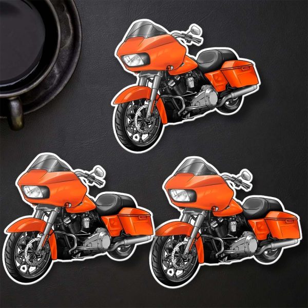 Harley Road Glide Special Stickers 2023 Baja Orange & Chrome Finish Merchandise & Clothing Motorcycle Apparel