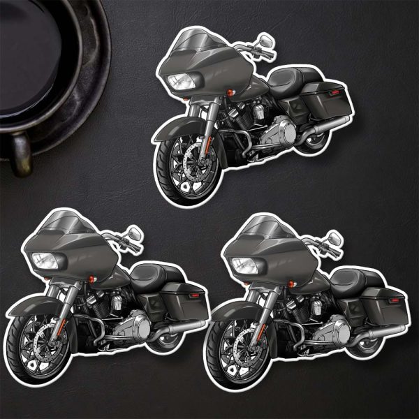 Harley Road Glide Special Stickers 2023 Gray Haze & Chrome Finish Merchandise & Clothing Motorcycle Apparel