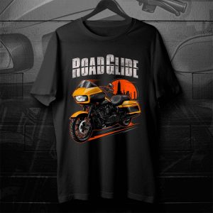 Harley Road Glide Special T-shirt 2023 Industrial Yellow & Vivid Black & Black Finish Merchandise & Clothing Motorcycle Apparel