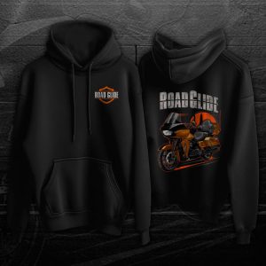 Harley Road Glide Limited Hoodie 2023 Prospect Gold & Vivid Black & Black Finish Merchandise & Clothing