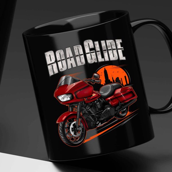 Harley Road Glide Special Mug 2023 Special Heirloom Red Fade Merchandise & Clothing Motorcycle Apparel