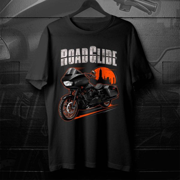 Harley Road Glide ST T-shirt Vivid Black Merchandise & Clothing Motorcycle Apparel