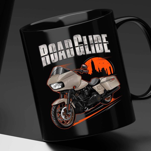 Harley Road Glide ST Mug White Sand Pearl Merchandise & Clothing Motorcycle Apparel