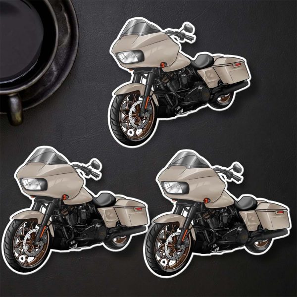 Harley Road Glide ST Stickers White Sand Pearl Merchandise & Clothing Motorcycle Apparel