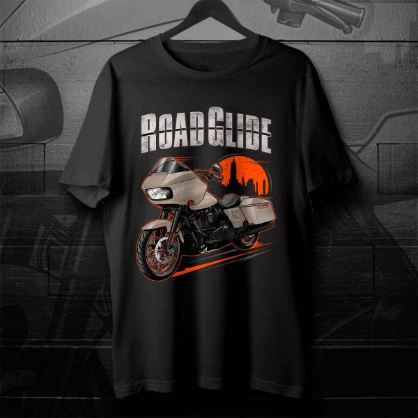Harley Road Glide ST T-shirt White Sand Pearl Merchandise & Clothing Motorcycle Apparel