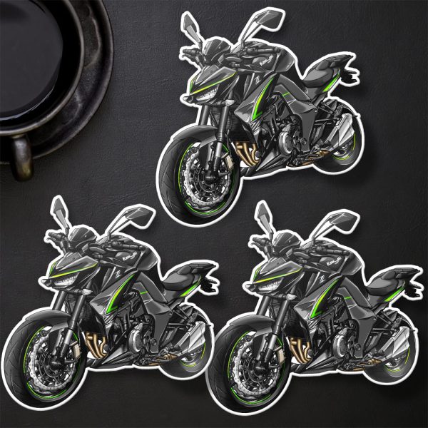 Stickers Kawasaki Z1000 2017-2018 RE Metallic Spark Black & Metallic Graphite Gray Merchandise & Clothing Motorcycle Apparel